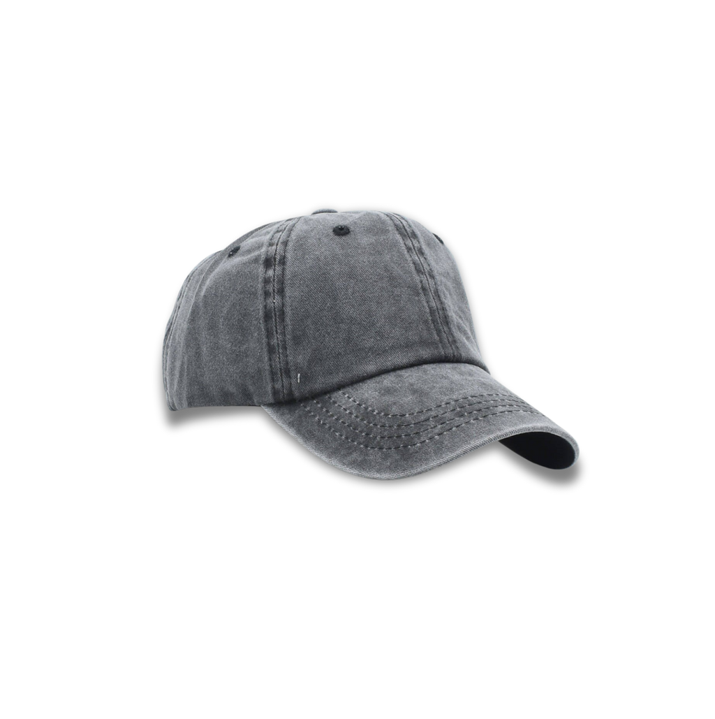 Eskitme Vintage Şapka | Pamuk Yıkamalı Unisex Şapka