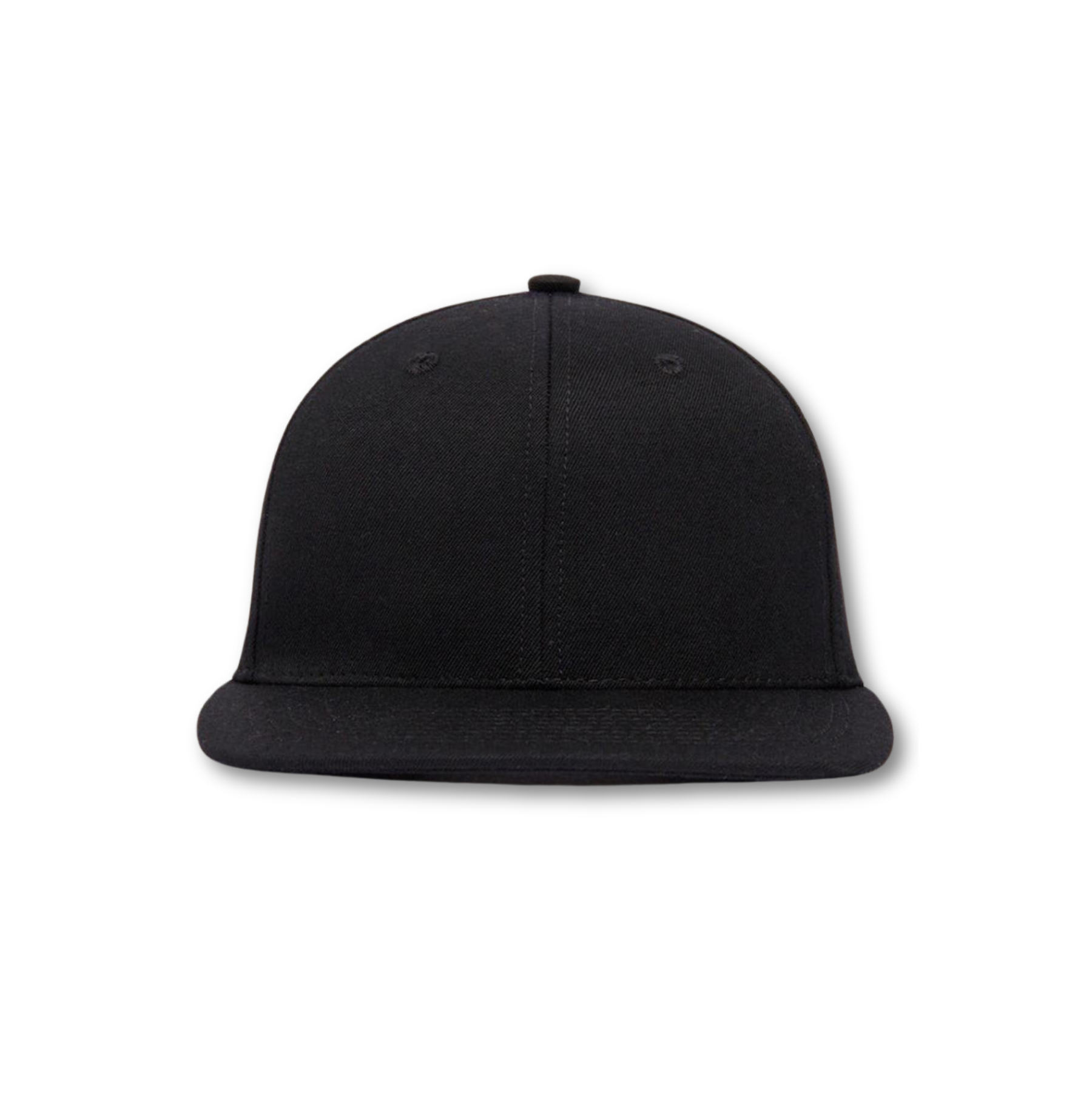 Düz Siyah Snapback Şapka | Flat Siperlik | Unisex Pamuk Şapka