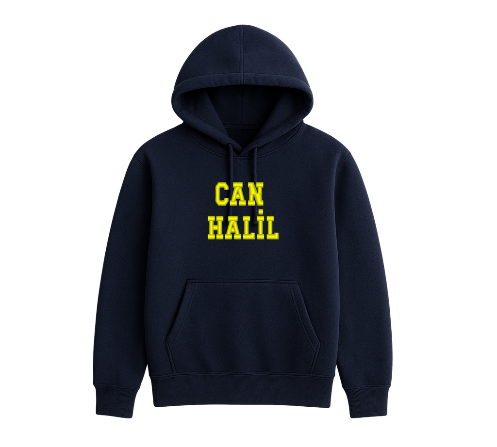 Kişiye Özel Nakışlı Hoodie – 300 GSM Şardonlu 3 İplik