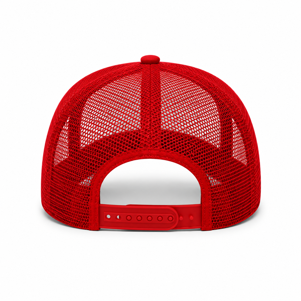 Lacivert Fileli Şapka Arkası Çıtçıt Ayarlı Gabardin Kumaş Unisex Trucker Şapka