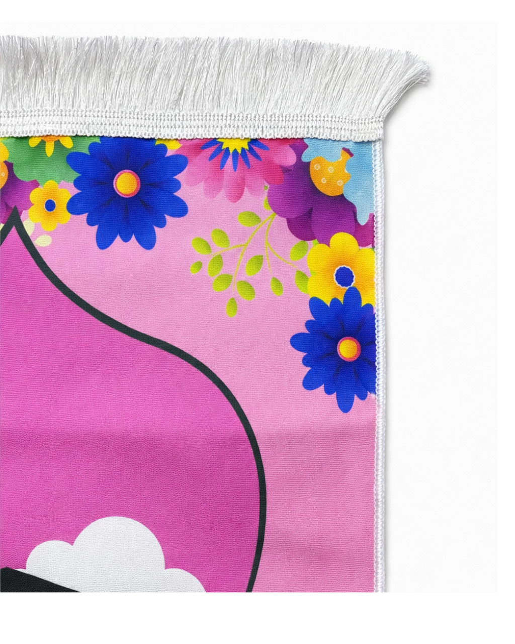 Çocuk Seccadesi Kabe desenli 40×95 cm | Dijital Baskı | Renkli & Eğitici Tasarım